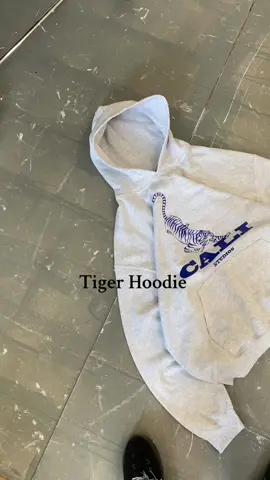Close ups of The Tiger hoodie now available online. #ss24 #Summer #hoodie #streetwear #style #flatlay #fashion #hoodieinspo #clothingbrand 