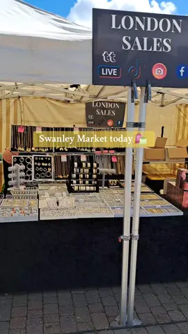 open at Swanley Market today  #swanleymarket #market #jewellery #sale #bargain #goldplatedjewellery #stainlesssteeljewellery @Swanley High street Market 