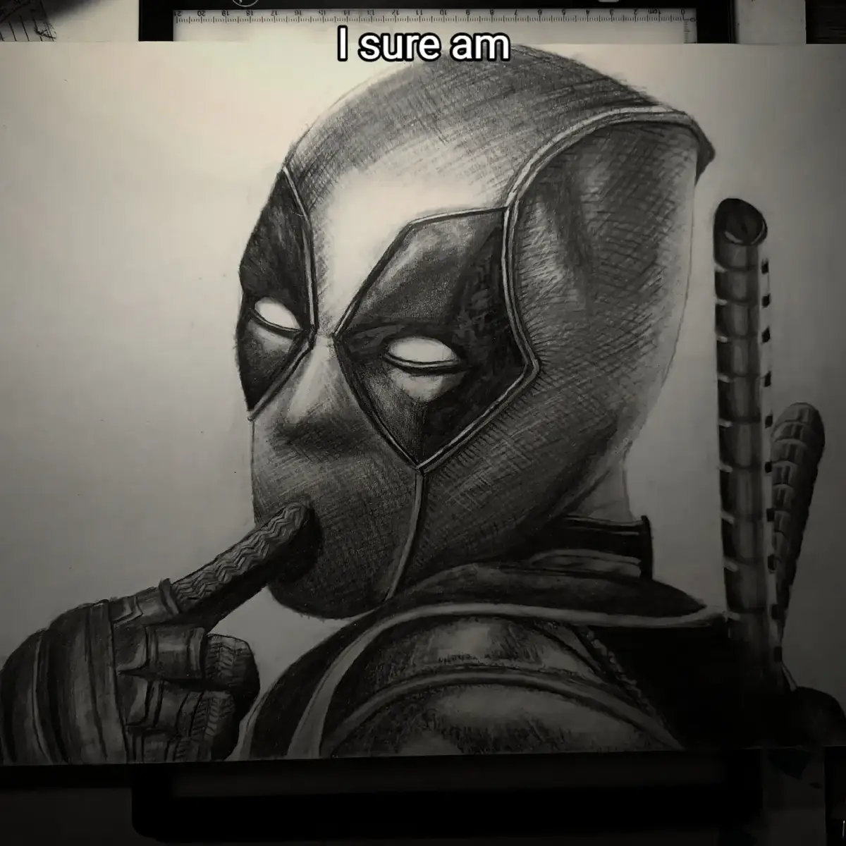 If you want to learn how to draw like this join my discord server link in bio  #deadpool #wolverine #art #drawing 