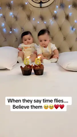 Watching you both grow has been the greatest joy of our lives. Happy six months, our sweet twins🥹🥹😍😍                                                      #shahveerandshahmeer #happybirthday #sixmonths #fyp #foryou #fypシ゚viral #foryoupage #foryoupageofficiall #fyppppppppppppppppppppppp #viral #twins #twinbrothers #baby #babiesoftiktok #babies 