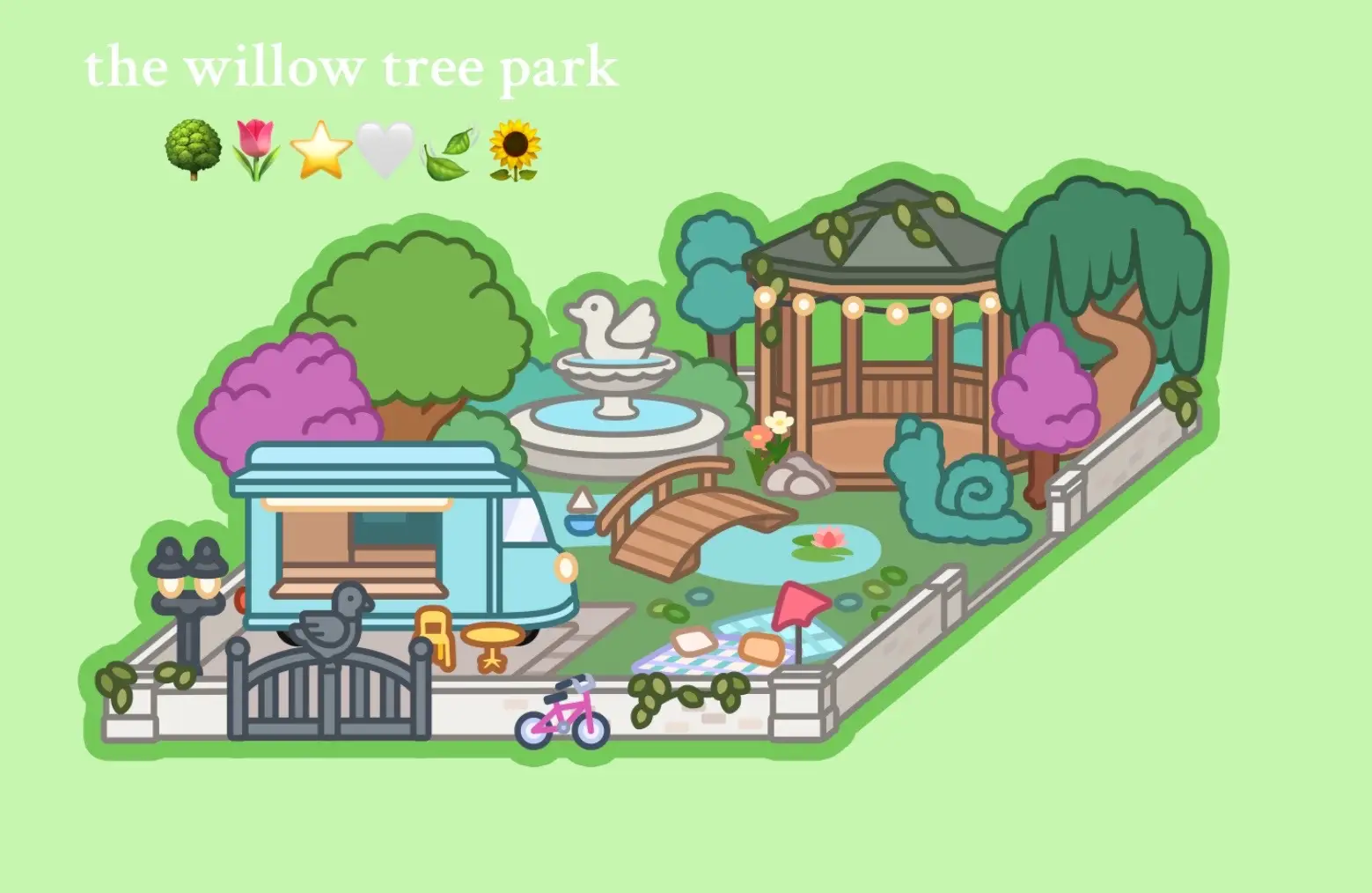 I hope you like it! What next?🥰🤍⭐️🌷🌳🍃🌻❣️ #tocabocahouse #tocaworldhousess #tocaboca #willowtreepark #willowtreeparktocaboca #treepark #tree #park #🌳 #🌷 #🌻 #🍃 #⭐️ #🤍 