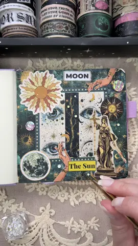 The journey of the tarot.🔮 This page seems to be magical for me. I had a lot fun creating it.  I used a set of tarot theme washi tapes from @IeebeeOffice.  See more of their washi tapes sets in their website at the link in my bio. Use my code ‘NATALIA' to get a 20% discount! 🏷️ #asmrtiktok #scrapbookwithme #journalwithme #junkjournalideas #relaxingvideos #скрапбукинг #асмр #tarot #washitape #washitapecollection #ieebeewashitapeset 