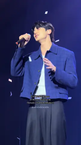 Full performance of Byeon Woo Seok singing Sonaki (Sudden Shower) during his Manila Fan Meet  #byeonwooseok #byeonwooseokedit #summerletter #byeonwooseokinmanila #sunjae #lovelyrunner #fyp #foryoupride 