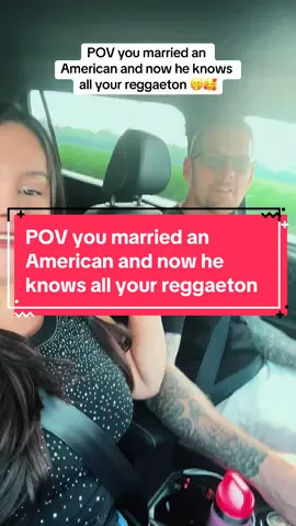 POV you married an American and now he knows all your reggaeton ♾️ #marriage #parejasdetiktok #couplesoftiktok #latinaygringo #viral #foryoupage #fyp #viraltiktok 