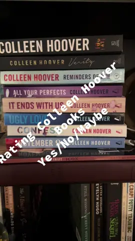 #BookTok #colleenhoover #bookworm #reading 