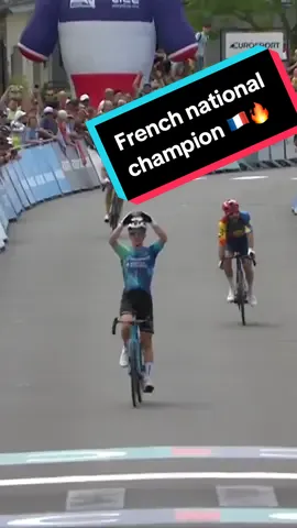Paul Lapeira of Decathlon AG2R La Mondiale Team wins the French National Road Race Championship, look what it means! #roadrace #cycling