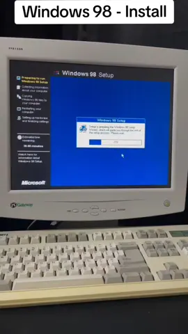 #informatica📱💻🖱 #anos90 Instalação/ Install Windows 99