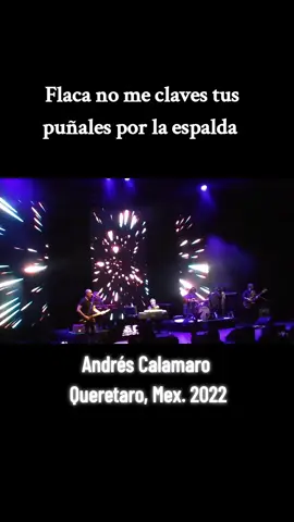 Andrés Calamaro - Flaca  Querétaro,Mex. 2022 #andrescalamaro #rockargentino #elsalmon 