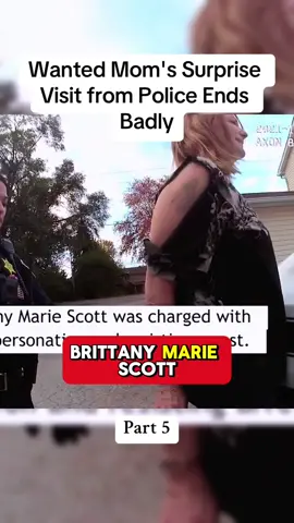 Wanted Mom's Surprise Visit from Police Ends Badly #cops #police #fyp #lawenforcement #prison #MomsofTikTok 