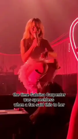 This CANNOT be real…😮 In a video posted by @ac on TikTok, this young fan revealed to Sabrina Carpenter a secret that literally floored the ‘Espresso’ star. 🫨 What do you make of it? 😱 📲 Follow us for popular entertainment and more.  #sabrinacarpenter #sabrinacarpenteredit #sabrinacaprenterespresso #espresso #sabrinacarpentertour #erastour #fanvideo #fyp #foryou #fp 