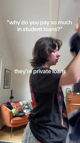 PRIVATE loans are not FEDERAL loans #studentloans #debt #college #debtfree #fyp #tuition #manifestingmethods #privateloans #federalloans 