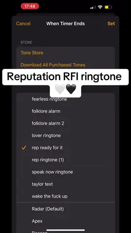 Follow to find how to do it 🤍🖤🫶🏼 @Taylor Swift @Taylor Nation #taylorswift #taylornation #ringtone #taylorswiftringtone #eras #erastour #erastourtaylorswift #taylorswifterastour #swifttok #rep #reputation #reputationtaylorsversion #readyforit #taylorswiftreputation #fypviralシ #fypage #viral ##fypツ##foryoupage##fyp##fy##fyppppppppppppppppppppppp