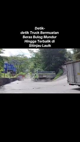 Kronologi Dari Truck Terbalik Di Sitinjau Lauik 😢 #fyp #sitinjaulauik #truck #trucks #accident #kecelakaan #fyi 