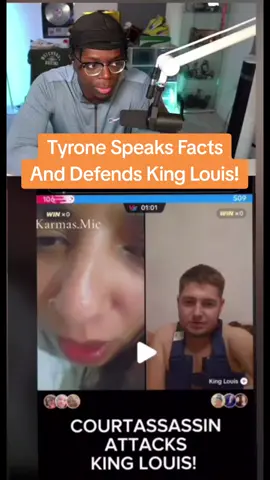 Tyrone defends King Louis!! #foryoupage #kinglouis #viral #clips #gaming #tyrone #fyp #streamer 
