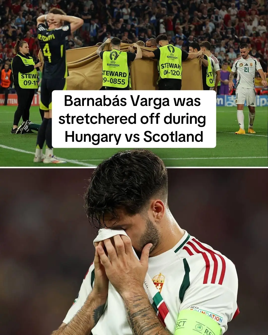 Wishing Barnabás Varga a speedy recovery ❤️🇭🇺