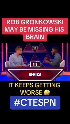 Rob Gronkowski might actually be missing his brain based on this game show performance. He truly is one of a kind. Never chnage Gronk🤣🤣 #robgronkowski #gameshow #charades #gronk #patriots #nfl #sports #football #ncaa25 #billbelichick #tombrady #roast #cte #ctespn #funny #jokes #stupid #comedy #trending #viral #fyp #foryoupage 
