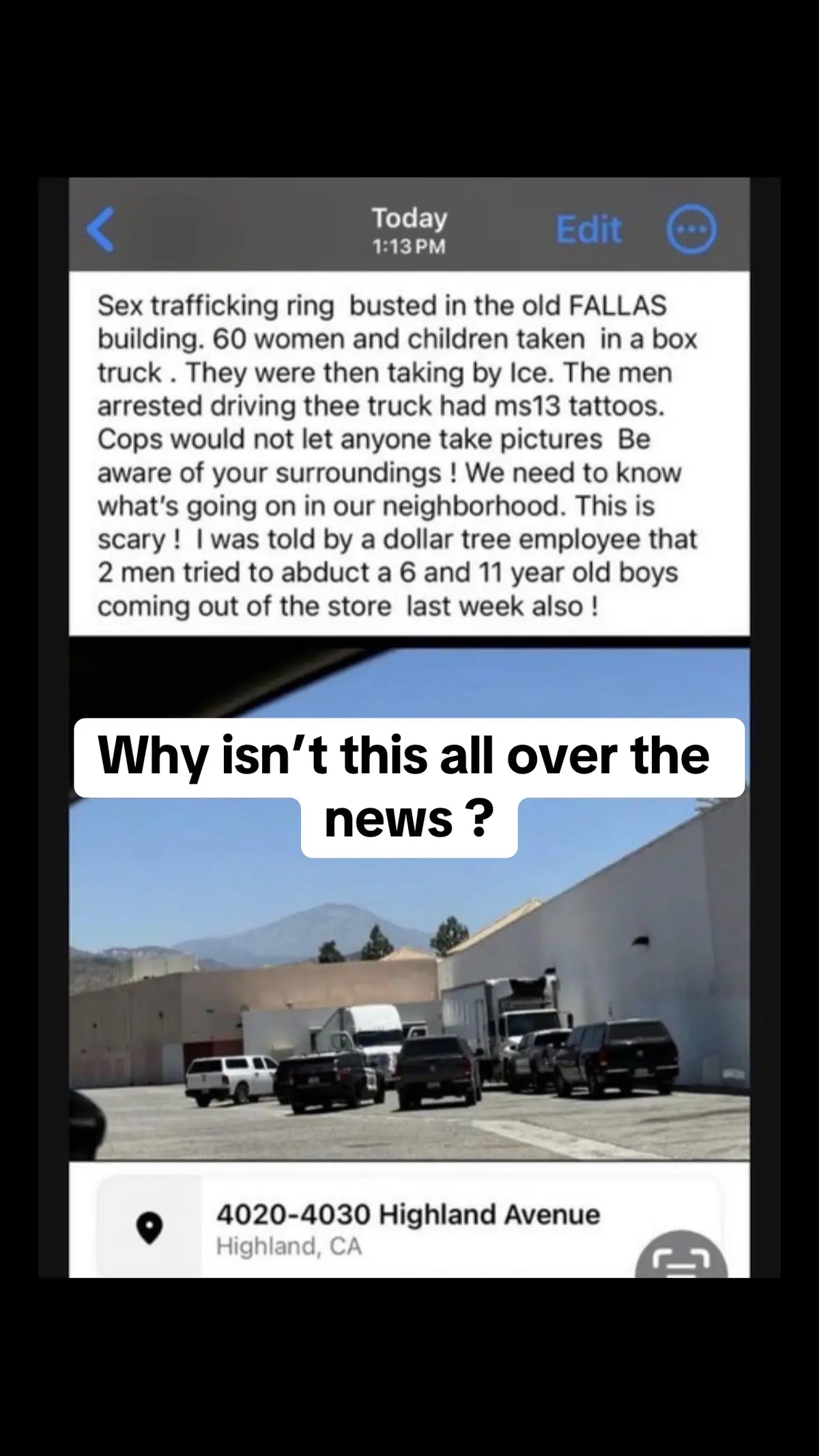 #speadawareness #traffickingawarenes #verysad #localnews #worldnews #humantraffickingawarenes #keepourchildrensafe #news #highland #california #inlandempire 