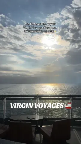 Ready for 7 more sunsets 🥹🚢❤️ #virginvoyages #cruises #cruiseship #sunset #travel #foryou 