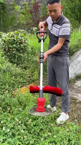 Máy cắt cỏ cầm tay sử dụng pin tiện nha#câucá #camping #xuhuong #tiktok 