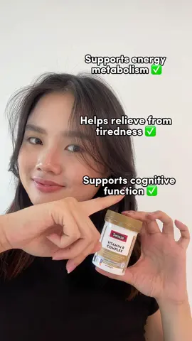 Packed with essential B vitamins. Perfect for a busy lifestyle!😊 #SwisseMY #SwisseSupplements #vitamin #VitaminB 