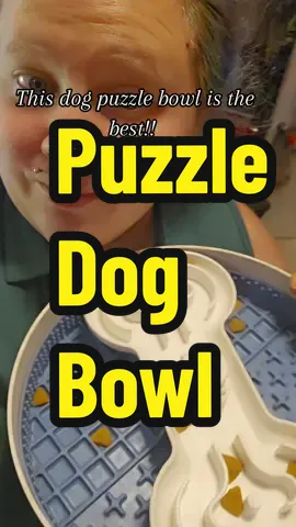 This doggie bowl is awesome. Sirius is eating so much slower now. And it's fun to add extra snacks and treats sometimes as a surprise. #dogbowl #puzzlebowl #dogs #petproducts #TTSACL