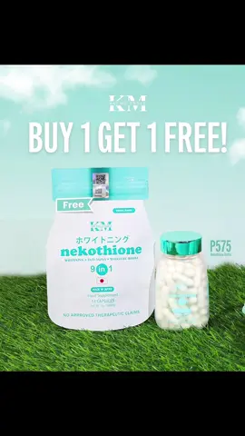 The most requested deal is back! 🙌🏻🙌🏻🙌🏻 Buy 1 Nekothione Bottle and Get 1 Free Nekothione Pouch. 💙 Sulit talaga! 🫶🏻 #nekothione #nekothione9in1 #nekothionebykatmelendez #fyp 