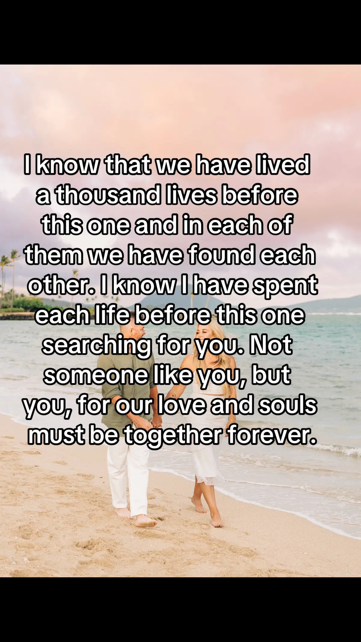 Soulmate love comes in the form of forever. #thedaddyuniversity #unquietwoman #healthyrelationships #soulmate #soulmatelove #fypage #foryou #levelup #fyp #FYP #connection #relationshipgoals #forever 