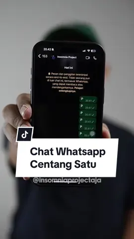 Tips chat whatsapp agar centang satu