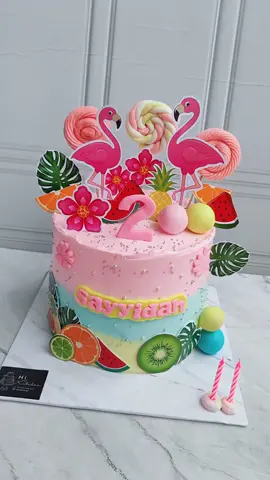 flamingo cake 🌺🦩🦩 #fypシ゚viral #fypシ 