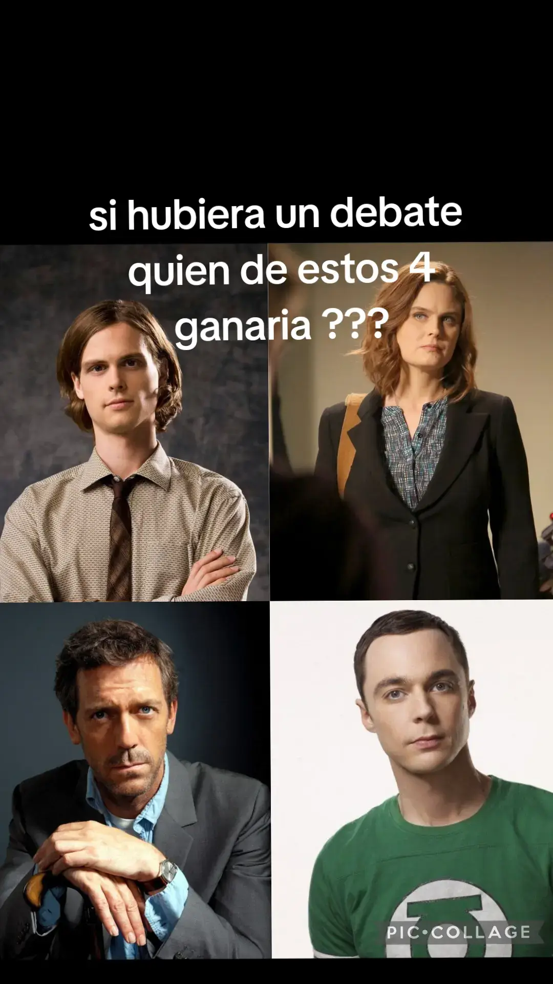 quien gana  #criminalminds  #bone #dr.house #thebigbangtheory 