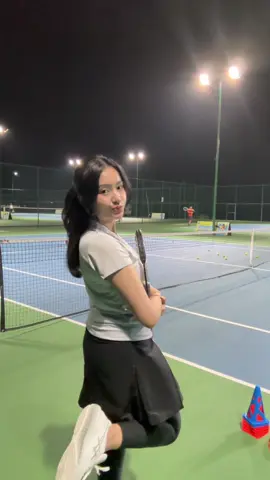 Night tennis sesh