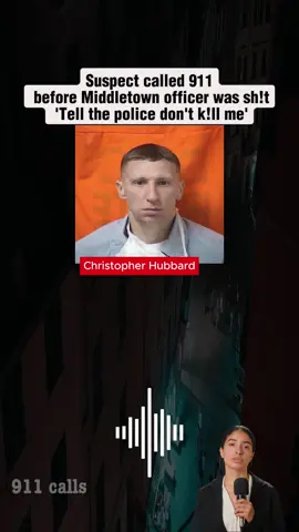 Suspect called 911 before Middletown officer was sh!t 'Tell the police don't k!ll me' #truecrimetok #truecrime #truecrimetiktok #crimetok #crimetiktok #crimestories #truecrimecommunity #truecrimeuk #ukcrime 