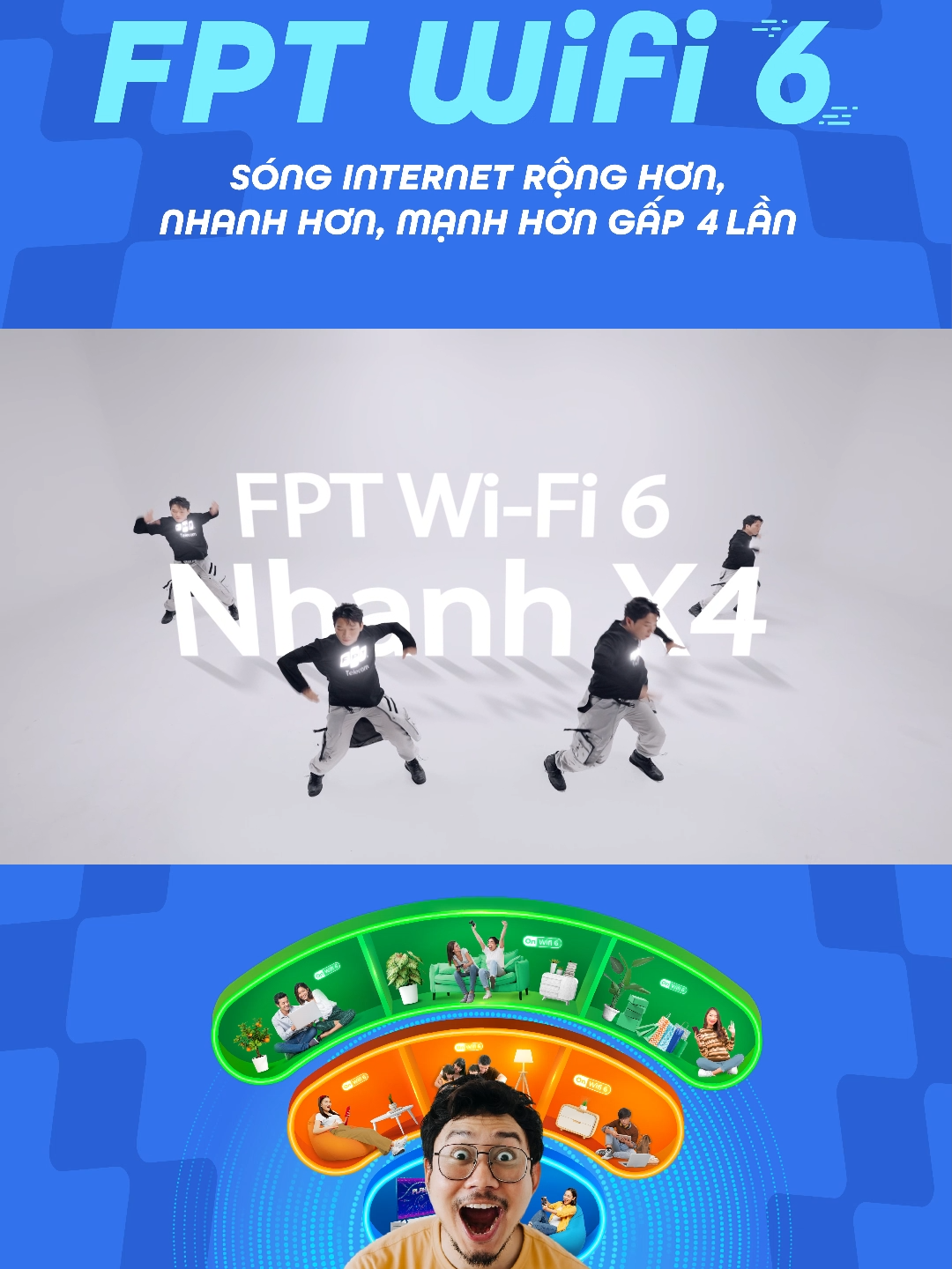 Sôi động cùng WiFi 6 #wifi6 #fpttelecom #fyp #viral #foryou