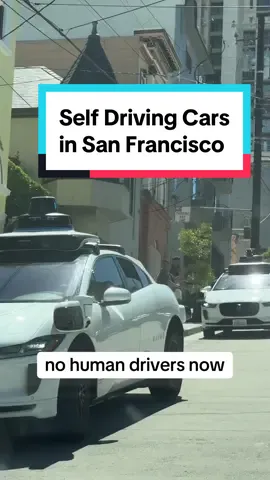 Self driving cars are now everywhere around San Francisco #waymo