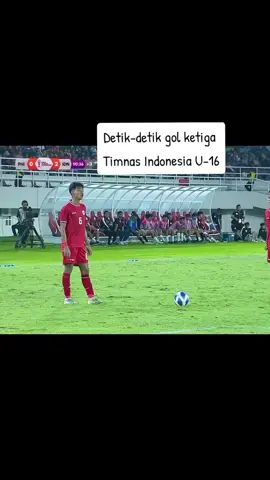 Detik-detik gol ketiga Timnas Indonesia U-16#fyp #viral #timnas #indonesia #asean #gol 