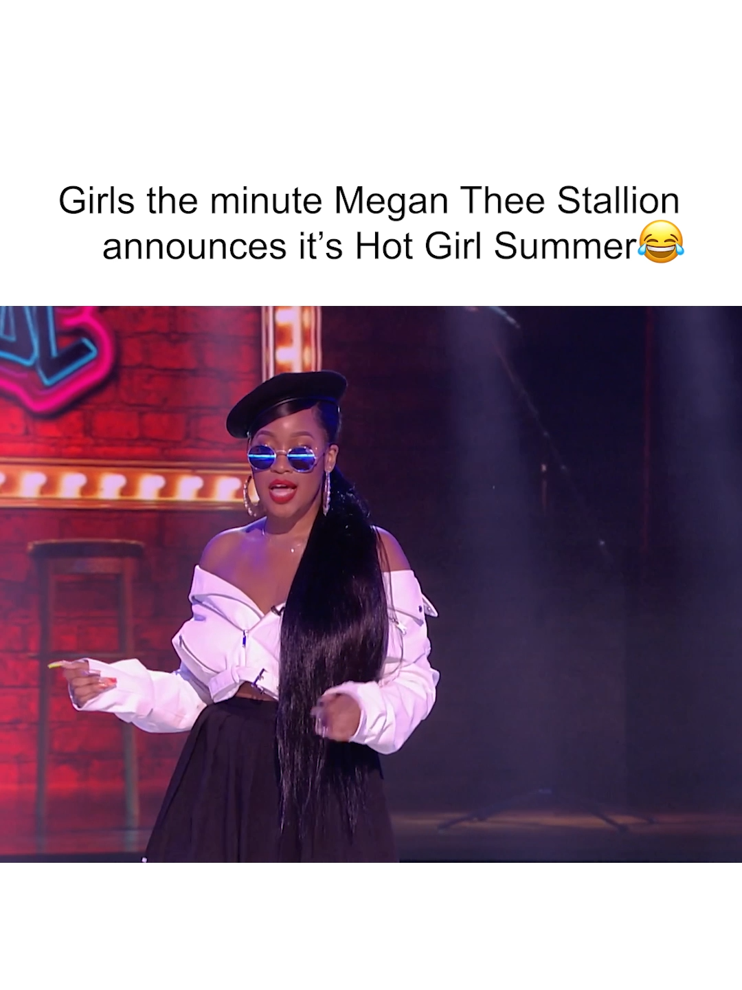 It's a HOT GIRL SUMMER ☀️ #WildNOut #summertime #megtheestallion #megantheestallion #hotgirlsummer #relateable #Summer #funny