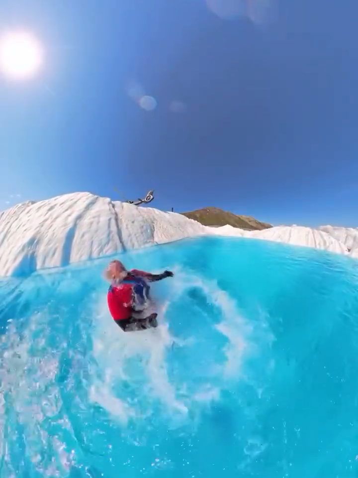 Jumping into natures Gatorade! (IG🎥: @rusrobin) #Unreel #Extreme #Diving #Iceberg #Mountains