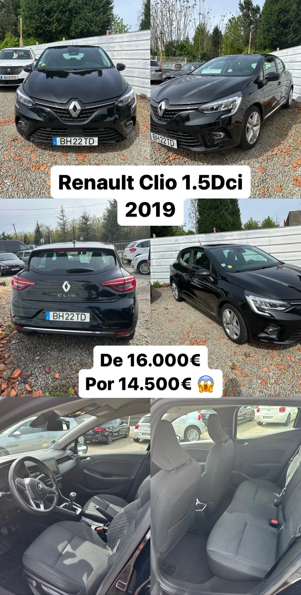 🚘Renault Clio 5  1.5 dci  2019 158 000 km Gasóleo (Diesel) Caixa manual 5 portas 5 lugares Central multimídia  Comandos multimídia no volante Rádio  Bluetooth  GPS Portas USB  Modo eco Cruise control Ar condicionado  🤝🏻Garantia de 18 meses (Por mútuo acordo) 🚨Sob Consulta (todos os dados carecem de confirmação junto do vendedor) 💰14.500 euros . . . . . #clio #renault #clio5 #portugal #fyp #jrcarros 