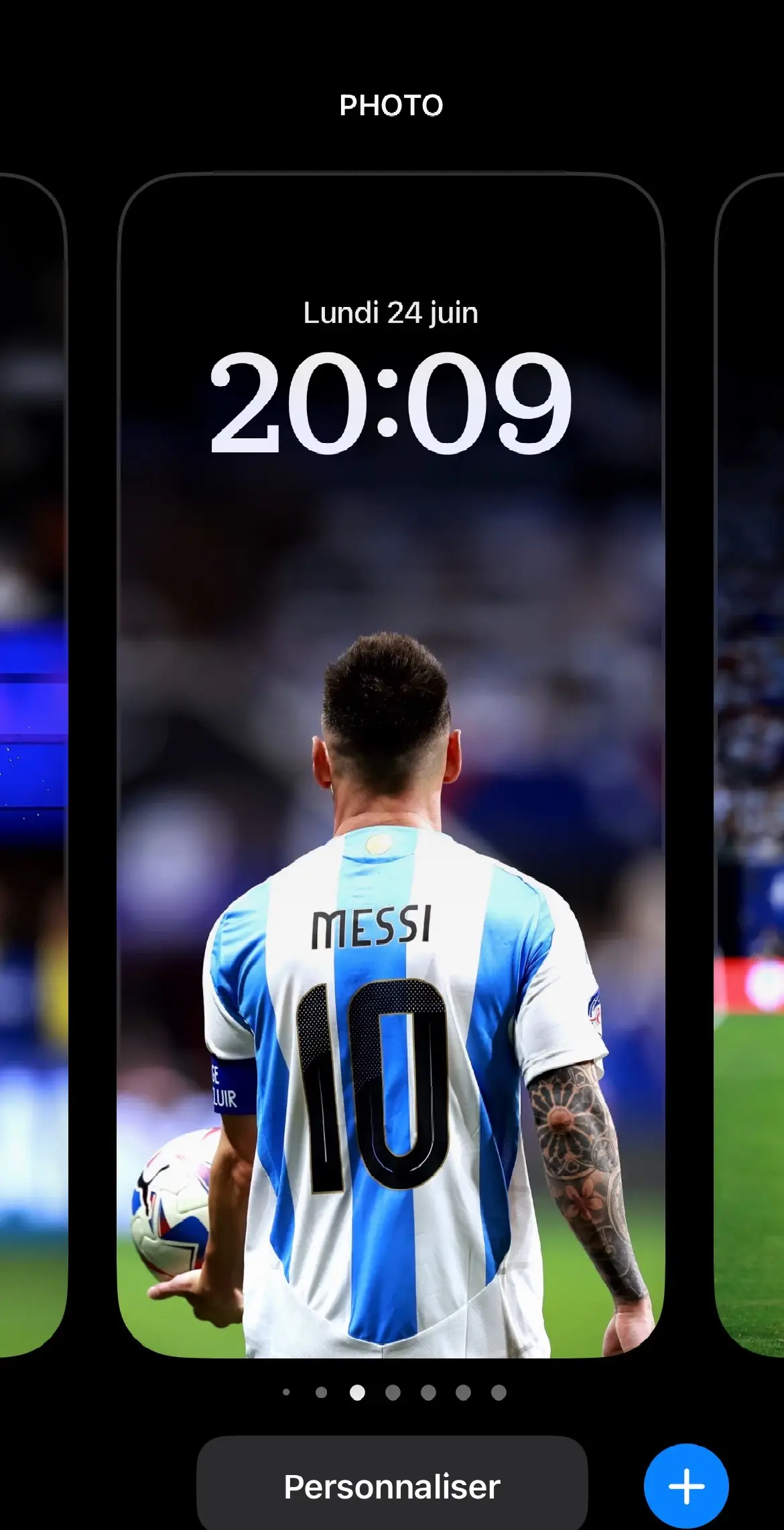 📱WallPapers • Lionel Messi 🇦🇷🤍✨ #lionelmessi #messi #wallpaper #football 