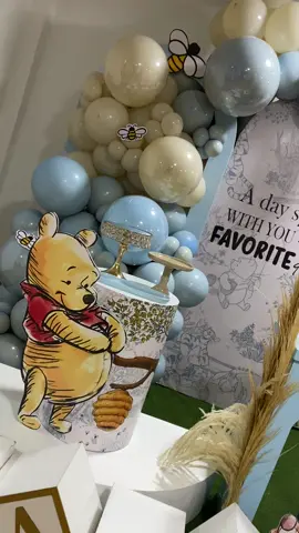 Baby shower 🩵🍯🐝 #babyshower #fiestababyshower #mamas #fiestastematicas #winniethepooh #tematicawinniepooh #parati #fiestasinfantiles #decoradoradeeventos 