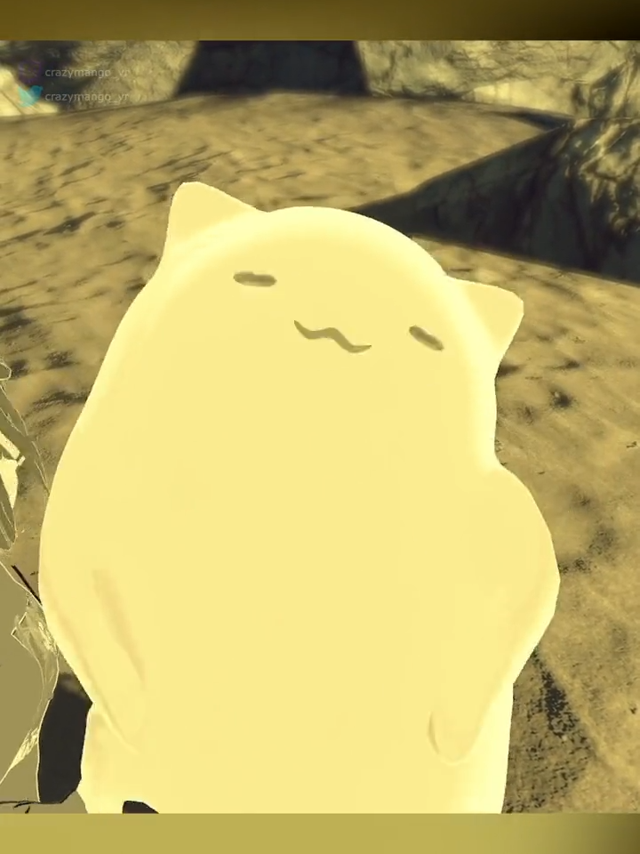 Supernatural wiggling #crazymango #cute #adorable #cuteghost #vrchat