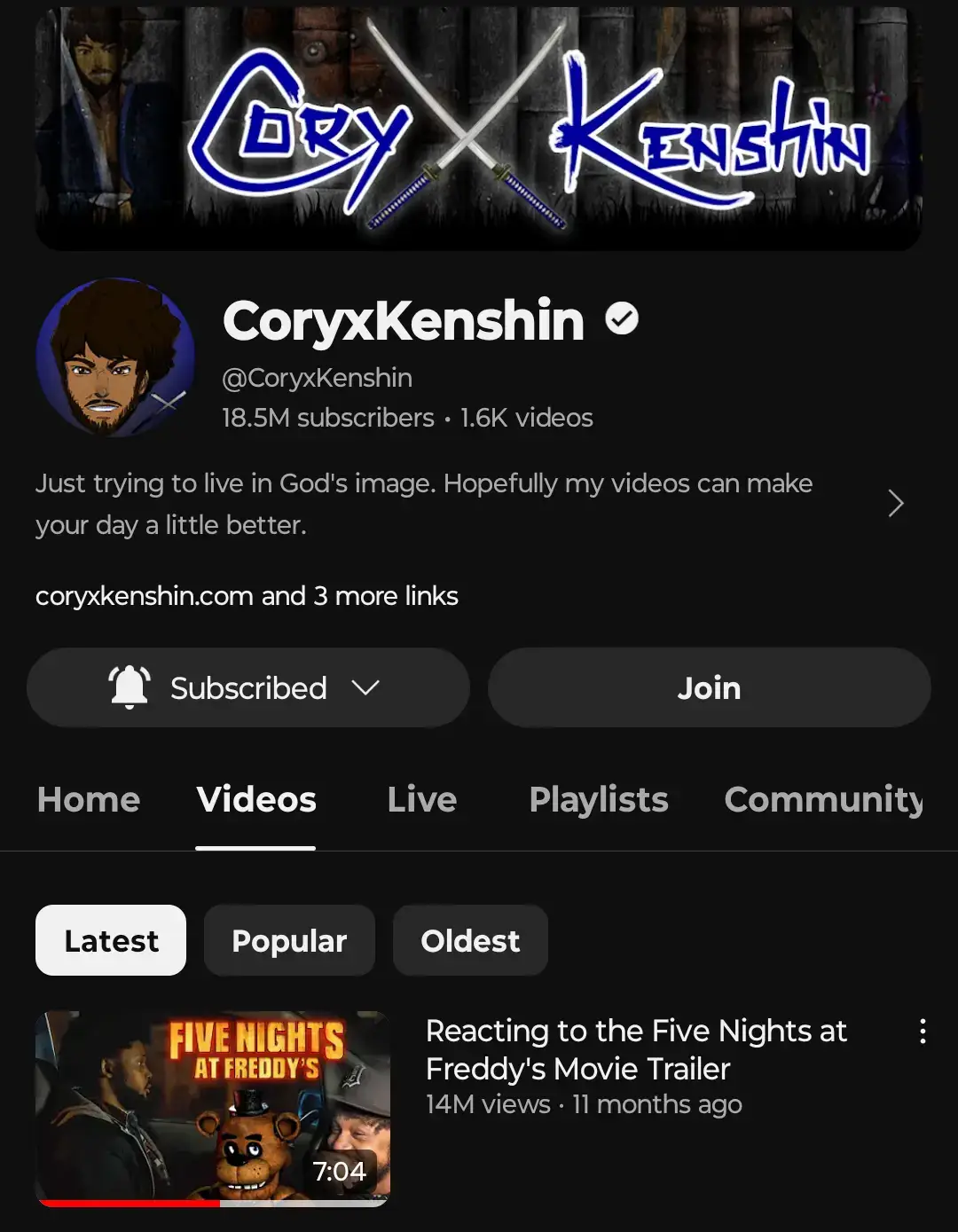 @CoryxKenshin please come back      #fnaf  #cory  #coryxkenshin  #3fs #fnafmovie  #year  #fyp 