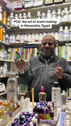 This man is an artist and deserves all the flowers #perfume #craft #meditative #scent #working #egypt #alexandria 