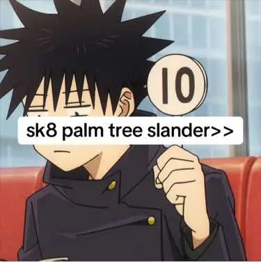 yes this is a shitpost #sk8 #sk8theinfinity #anime #jjk #sk8palmtrees 