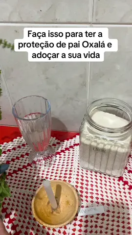 Proteção de pai Oxalá!  Você vai precisar de 1 ramo de manjericão, 1 copo ou jarra com água. 1 colher de açúcar e 1 vela branca comum.  Escreva seu nome em 1 papel, coloque dentro do copo e adicione 1 colher de açúcar, depois bote o ramo de manjericão dentro do copo, acenda a vela e ofereça a pai Oxalá pedindo proteção e doçura para sua vida!  Ja salva o video para nao esquecer de fazer!  Curta e comente se gostou!  #protecao #doçura #oxala #fé #espiritualidade #amor #salveoxala🤍 