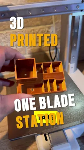 3D Printed one blade station found on: Makerworld Designed by: TBH113