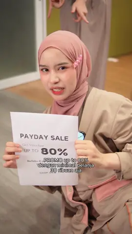 Jangan sampai kelewatan promonya shayy 😋✨ Berlaku di jam 10.00-13.00 & 19.00-21.00 WIB!  #promo #sale #payday #WIBgajian #promoguncang77 #belanjalokal 