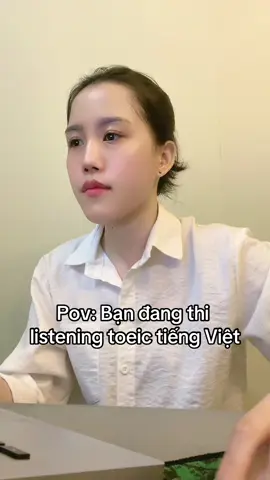 Đi thi toeic tiếng Việt với mình nhak #fyp 