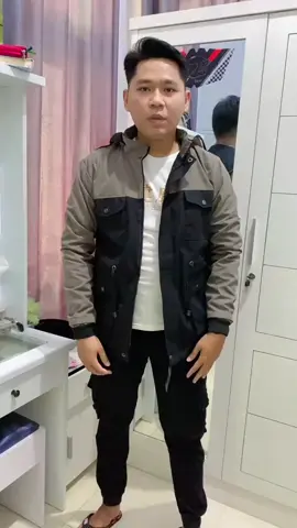 jaket parka kombinasi