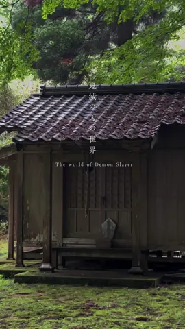 まるで鬼滅の刃の世界。どこの神社が出てきたか分かる人いる？ 　　 #鬼滅の刃 #神社  #shrine  #japan 